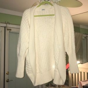 Thick sweater cardigan